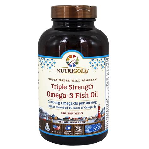 nutrigold triple strength omega-3 fish oil